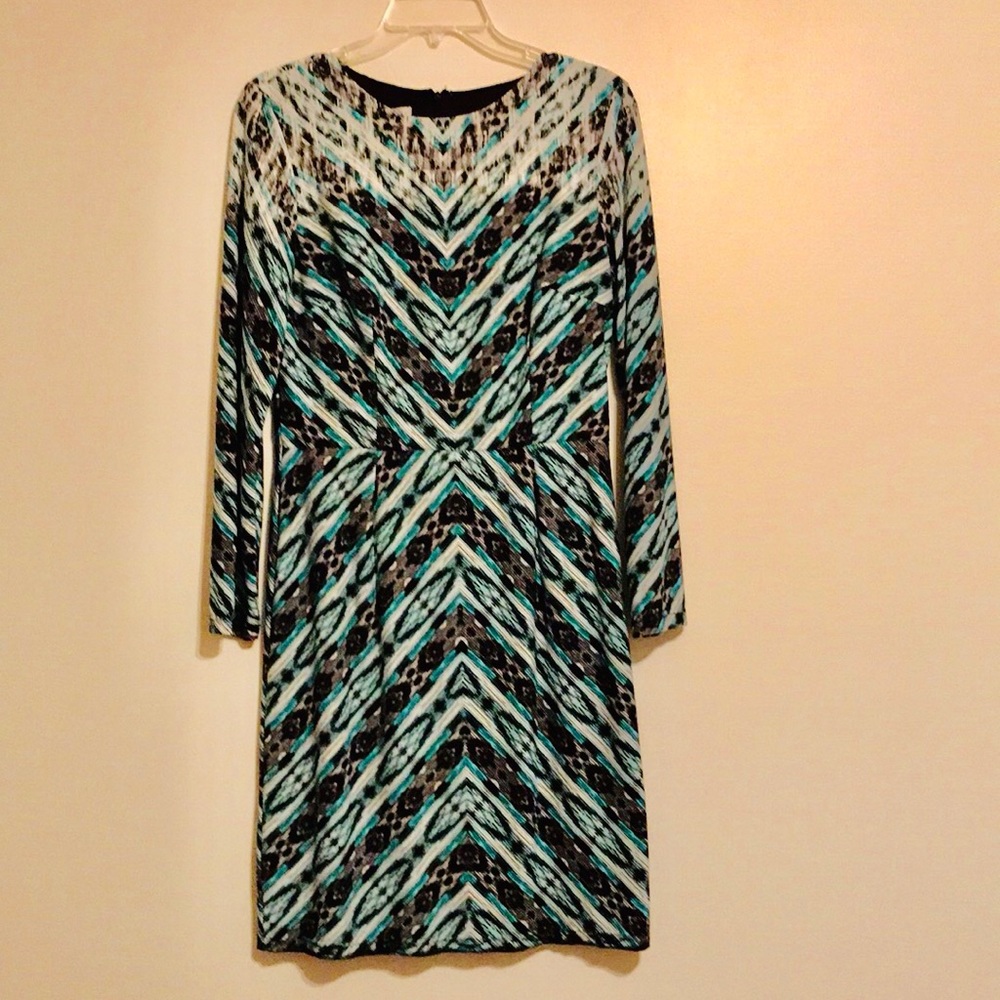 Maggy London long sleeve fully lined dress size 10